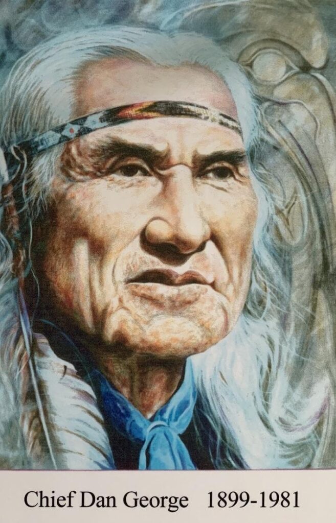 Chief Dan George, commemoration Lithograph by Canadian artist Paul Ygartua