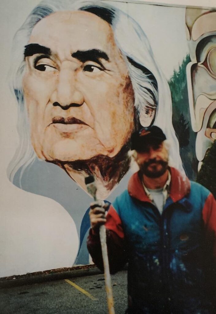 Canadian muralist Paul Ygartua 2000