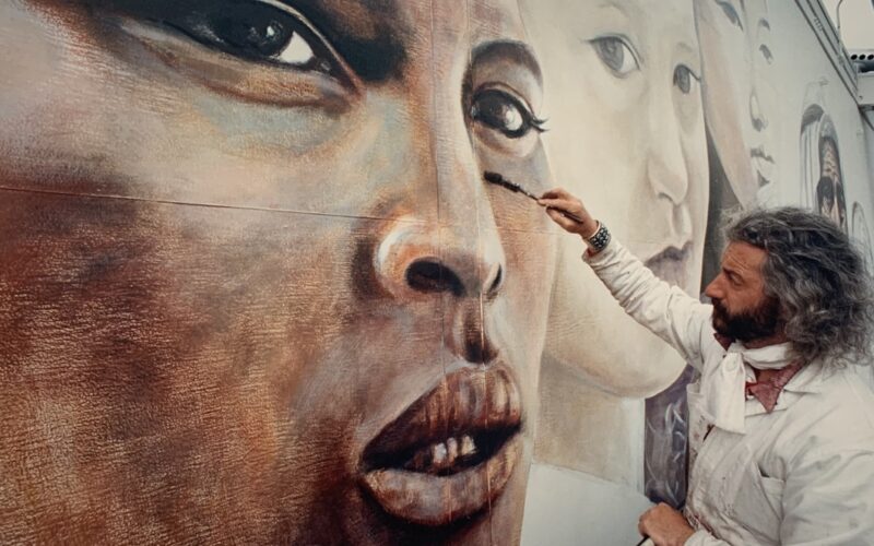 Canadian muralist Paul Ygartua